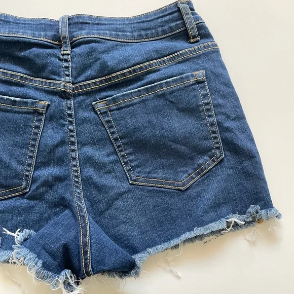 Denim high rise shorts - Picture 7 of 7